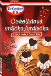 Dr. Oetker Čokoládová srdíčka extra hořká (45 g)