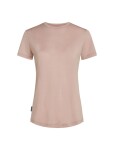 Dámské merino triko s krátkým rukávem ICEBREAKER Wmns 125 Cool-Lite Sphere III SS Tee, Pink Quartz velikost: M