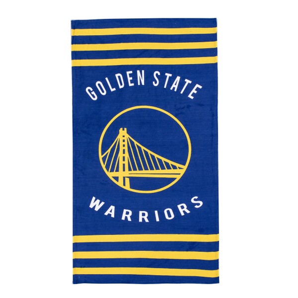 Great Branding Osuška Golden State Warriors NBA Stripes Beach Towel 76 x 152 cm