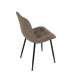 Jídelní židle, hnědá, látka vintage, CT-281 BR3