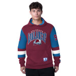 Starter Pánská Mikina Colorado Avalanche END ZONE Fleece Hoodie Velikost: