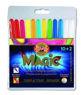 Koh-I-Noor Magic fixy měnící barvu sada 10+2