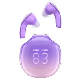 Acefast T9 fialová / Bezdrátová sluchátka / mikrofon / Bluetooth 5.3