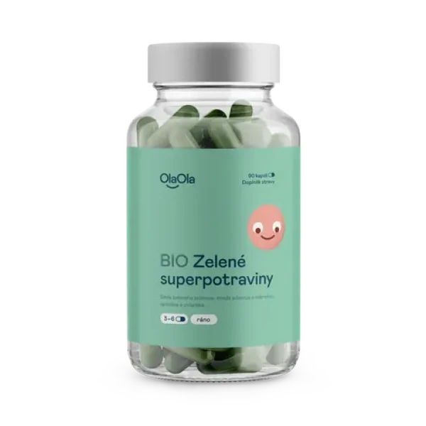 OlaOla BIO Zelené superpotraviny / 90 kapslí (110001)