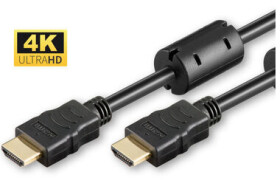 MicroConnect Propojovací kabel HDMI 1.4 (M) - HDMI 1.4 (M) 1.5m černá / Feritová jádra (HDM19191.5V1.4FC)