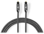 Nedis Optický audio kabel TosLink (M) - TosLink (M) 2.00 m šedá (CATB25000GY20)