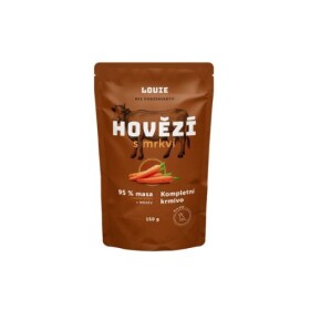 Louie kapsička pro psy, Hovězí s mrkví Hmotnost balení: 150 g