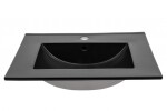 COMAD - Nábytkové umyvadlo LAVA BLACK 60cm 5907441298537