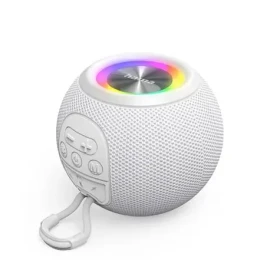 Hama Ball Bluetooth reproduktor bílá / 5 W / LED podsvícení / AUX-in / USB-A / microSD slot (188238)