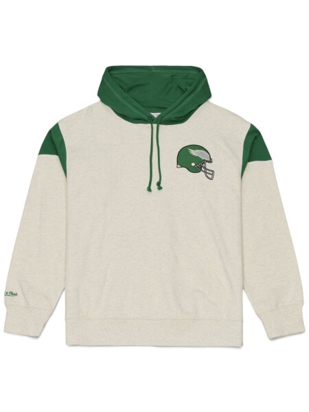 Mitchell & Ness Pánská mikina Philadelphia Eagles NFL Retro Roots French Terry Hoodie Velikost: M