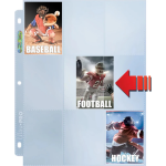 Folie na Hokejové Karty Ultra PRO 9 Karet Platinum Side Load