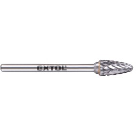 EXTOL INDUSTRIAL 8703853 Fréza karbidová kulatý oblouk, 6×13mm, stopka 3mm, sek střední