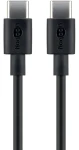 Goobay 66318 černá / Synchronizační a nabíjecí kabel / USB-C / 1 m (66318)