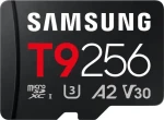 Samsung T9 černá / Paměťová karta microSDXC / 256 GB / UHS-I U3 / Class 10, V30, A2 / čtení: 200 MB/s (MB-MH256T/WW)