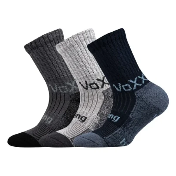 VOXX Ponožky dětské bambusové BOMBERIK silné MIX B chlapecké (3 páry) 25-29 109263