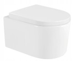 MEXEN/S - Sofia Závěsná WC mísa včetně sedátka s pomalým trwarda, duroplast, bílá 30540200