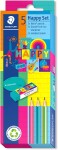 Staedtler Staedtler, 61 SC3 HA, Happy set, sada školních pomůcek, mix barev, 5 ks