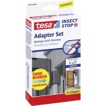 Tesa Insect Stop Sada pro zavěšení rámu COMFORT bez vrtání antracitová (RAL 7016), pro dveře max. 1,2 × 2,4m