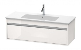 DURAVIT - Ketho Umyvadlová skříňka 41x120x48 cm, 1 zásuvka, lesklá bílá KT642102222