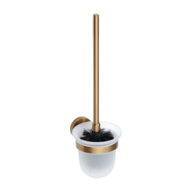 HOPA - WC štetka, miska sklo, 95×360×140 mm - Barva - Růžové zlato broušená KDBE155113017