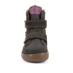 Dětské zimní barefoot boty UP HILL WOOL Dark Gray Froddo G3160262-13 - 26