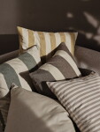 Ferm Living Venkovní povlak na polštář Strand Warm Yellow/Parchment 50 × 50 cm, žlutá barva, textil
