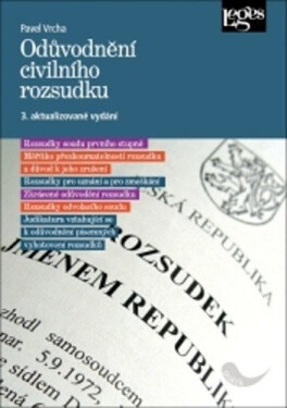 Odůvodnění civilního rozsudku - Pavel Vrcha