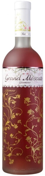 Glamour, Grand Moscato Rose, 11,5%, 0,75L (holá lahev)