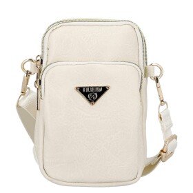 Jednoduchá crossbody koženková kapsa Selma, béžová