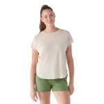 Dámské merino tričko s krátkým rukávem SMARTWOOL Women's Short Sleeve Swing Top, Almond velikost: XS