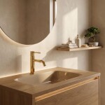 REA - Umyvadlová baterie Venti Gold Low REA-B9788