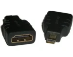 LogiLink AH0010 HDMI Micro - HDMI černá / Adaptér / Micro HDMI (M) na HDMI (F) (AH0010)