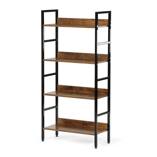 Regál, mdf, hnědá, GD-314 OLW