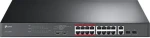 TP-LINK TL-SL1218MP / Switch / 10|100Mbps / 16x GLAN / 2xSFP / PoE+ (TL-SL1218MP)