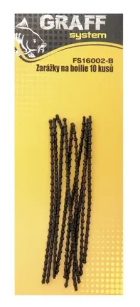 Graff Zarážky na boilie 10ks Černé (FS16002-B)