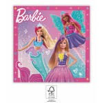 Barbie ubrousky 20 ks 33 cm x 33 cm Barbie ubrousky 20 ks 33 cm x 33 cm