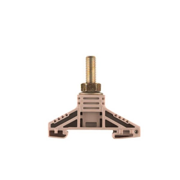 W-series terminal with clamping yoke connection, Feed-through terminal, Rated cross-section: 35 mm&sup2;, Threaded stud connection, Direct mounting WFF 35/AH