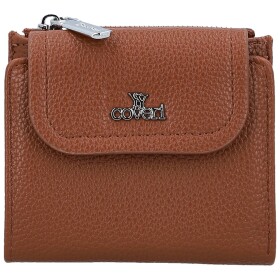 Trendy dámská mini koženková peněženka Coveri Bobbi, hnědá