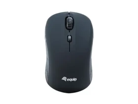 Equip cestovní bezdrátová myš černá / Myš / 1600 DPI / 2,4 GHz / USB nano přijímač (245108)