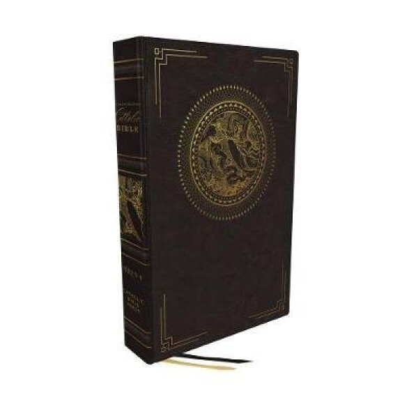 NRSVCE, Illustrated Catholic Bible, Leathersoft, Black, Comfort Print - kolektiv autorů