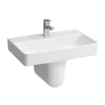 Laufen - Pro S Umyvadlo Compact, 60x38 cm, 1 otvor pro baterii, bez přepadu, bílá H8189590001561