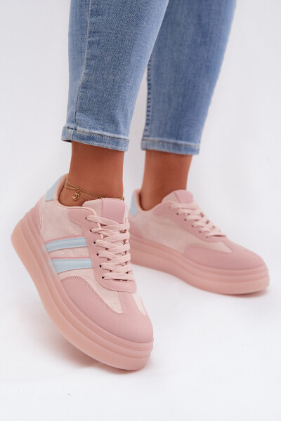Dámské tenisky na platformě Růžové Galleria 40
