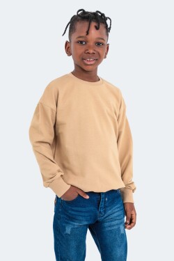 Slazenger Dna Unisex Kids' Sweatshirt Beige
