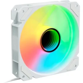 Sharkoon SHARK Mirror RGB PWM bílá / větráček / 120mm / RGB / 26.8 dBA / 1500 RPM / 99.52 m3h (4044951042456)