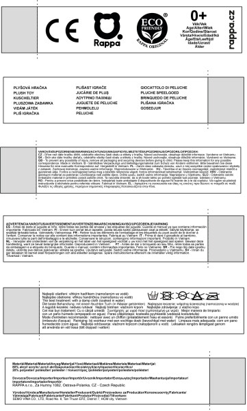 Plyšová želva mořská 25 cm ECO-FRIENDLY