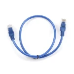 Gembird UTP CAT5E 0.25m / patch kabel / s ochranou / modrá (PP12-0.25M/B)