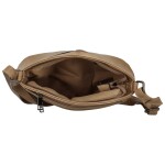 Stylová dámská koženková crossbody kabelka Giada, taupe
