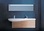 Laufen - Il Bagno Alessi One Nábytkové umyvadlo 160x50 cm, s 1 otvorem pro baterii, s LCC, bílá H8149714001041