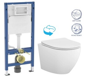 GEBERIT DuofixBasic bez tlačítka + WC CERSANIT DESSE VORTEX /VÍROVÉ SPLACH/ + SEDÁTKO 458.103.00.2 X ES1