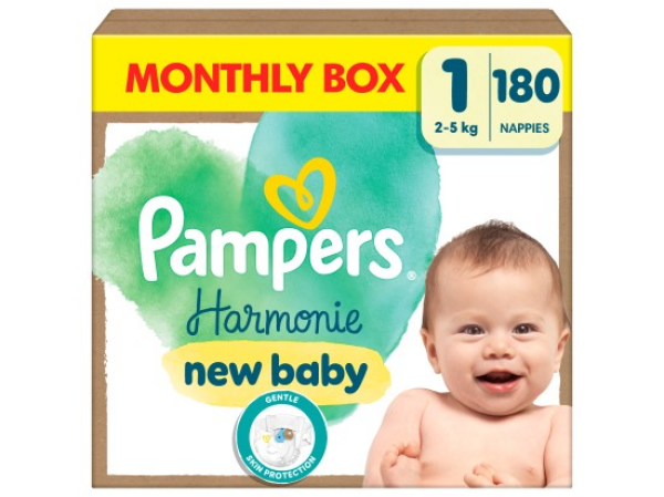Pampers Harmonie, vel. 1, 180 ks